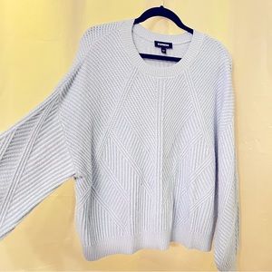 Express Cozy Crew Neck Oversized Sweater